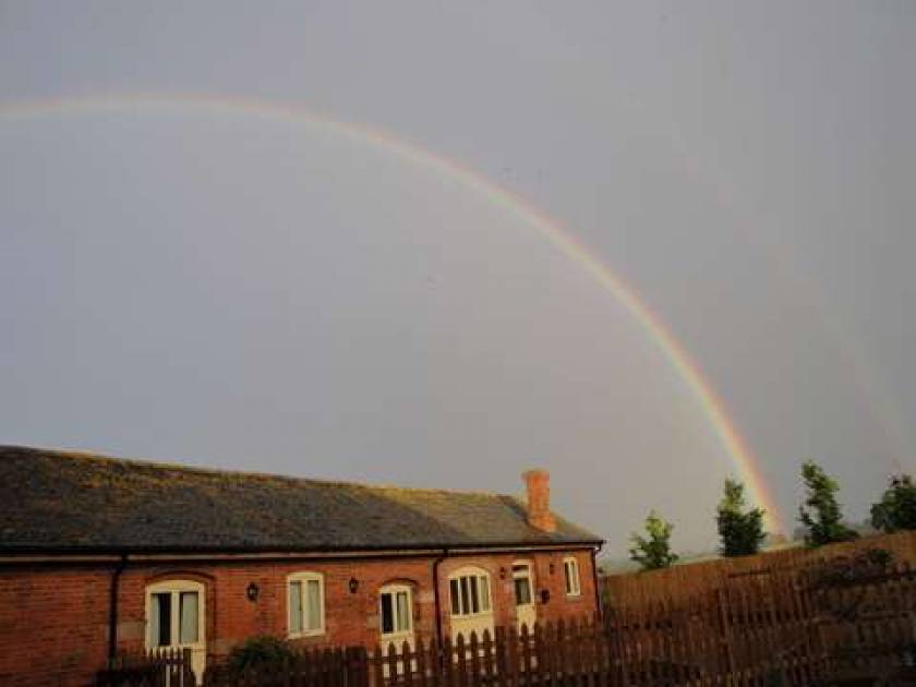 Rainbow above The Wain House